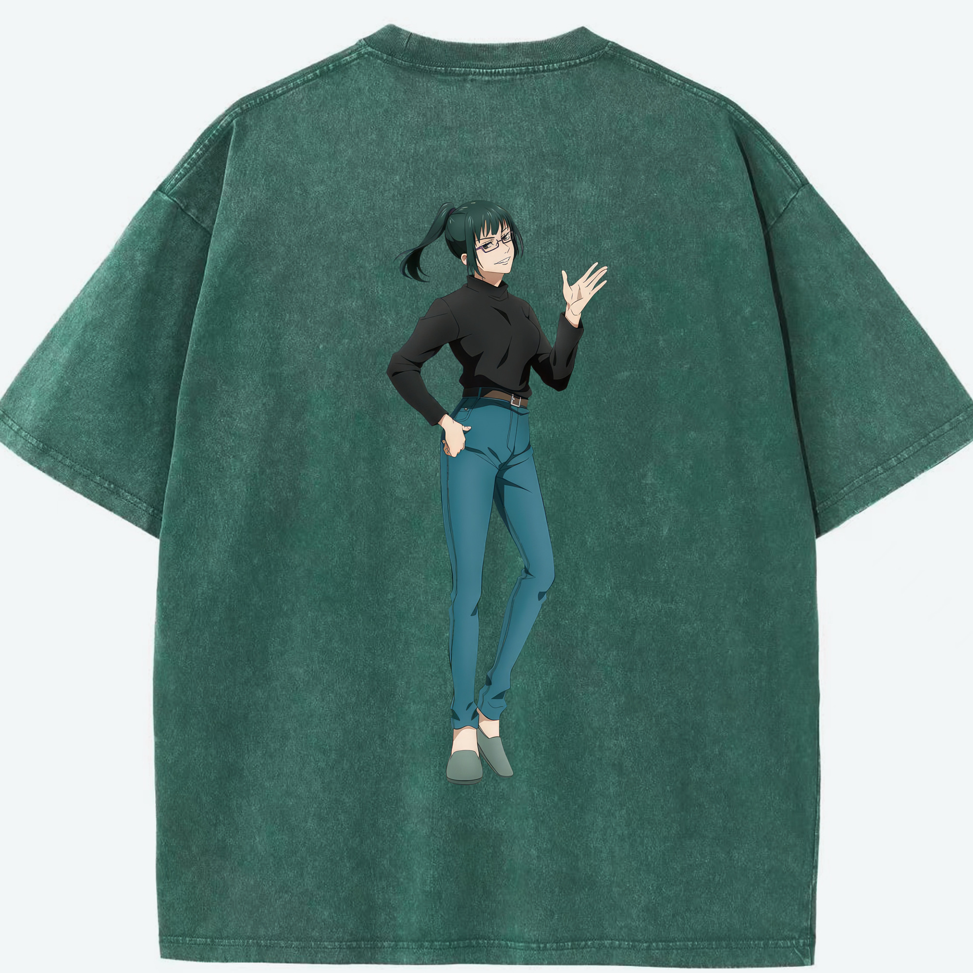 （画像用） 呪術廻戦 Jujutsu Kaisen 綿100% ヴィンテージ風 半袖Tシャツ（背面プリント）